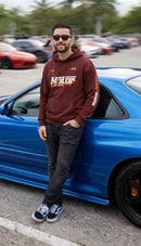 Racing Team Hoodie Men, Car Lovers Road Devoted, MotorCreed Premium Streetwear, Car Enthusiast Gift Boyfriend, Speed With A Soul Pullover