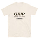 Grip The Fast Way Around T-Shirt Men, Racing Slogan Design, Petrolhead Gift Boyfriend, Car Enthusiast Birthday Present, MotorCreed Apparel