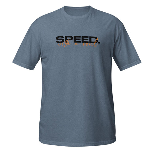 Minimalist Car T-Shirt Men, Speed With A Soul, Petrolhead Apparel, Car Enthusiast Birthday Gift For Boyfriend, MotorCreed Signature