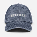 Vintage Washed Cap Men, Fuelfilled Petrolhead Dad Hat Design, Car Enthusiast Gift Boyfriend, Racing Fan Birthday Present, MotorCreed Apparel
