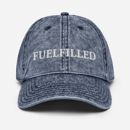 Vintage Washed Cap Men, Fuelfilled Petrolhead Dad Hat Design, Car Enthusiast Gift Boyfriend, Racing Fan Birthday Present, MotorCreed Apparel