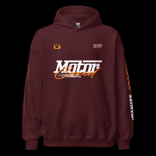 Racing Team Hoodie Men, Car Lovers Road Devoted, MotorCreed Premium Streetwear, Car Enthusiast Gift Boyfriend, Speed With A Soul Pullover