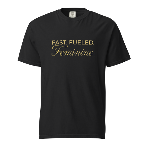 Fast Fueled Tee — MotorCreed women's car enthusiast t-shirt, Black