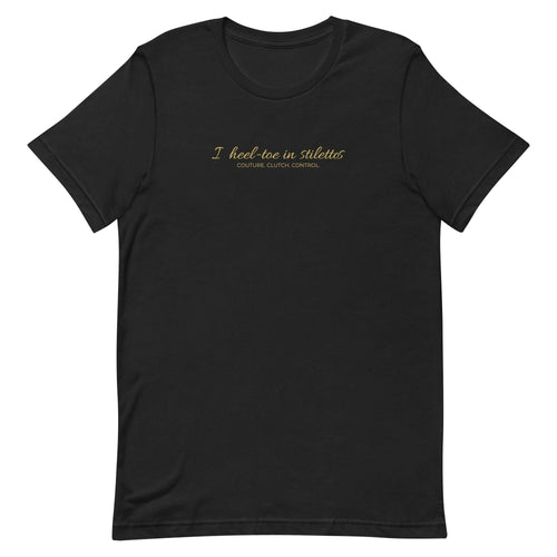 Car Enthusiast T-Shirt Women, Heel-Toe in Stilettos Racing Quote Tee, Petrolhead Gift for Her, Gearhead Car Girl Birthday Gift, MotorCreed