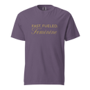 Fast Fueled Tee — MotorCreed women's car enthusiast t-shirt, Grape
