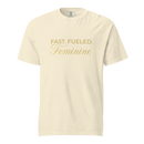 Fast Fueled Tee — MotorCreed women's car enthusiast t-shirt, Ivory