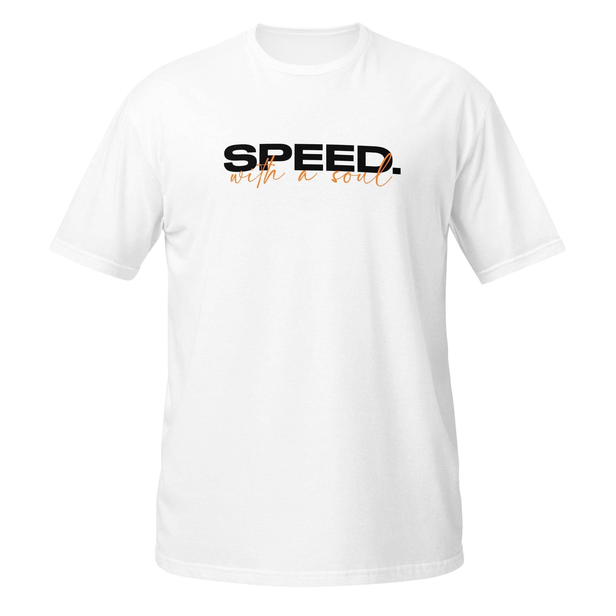 Minimalist Car T-Shirt Men, Speed With A Soul, Petrolhead Apparel, Car Enthusiast Birthday Gift For Boyfriend, MotorCreed Signature