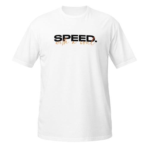 Minimalist Car T-Shirt Men, Speed With A Soul, Petrolhead Apparel, Car Enthusiast Birthday Gift For Boyfriend, MotorCreed Signature