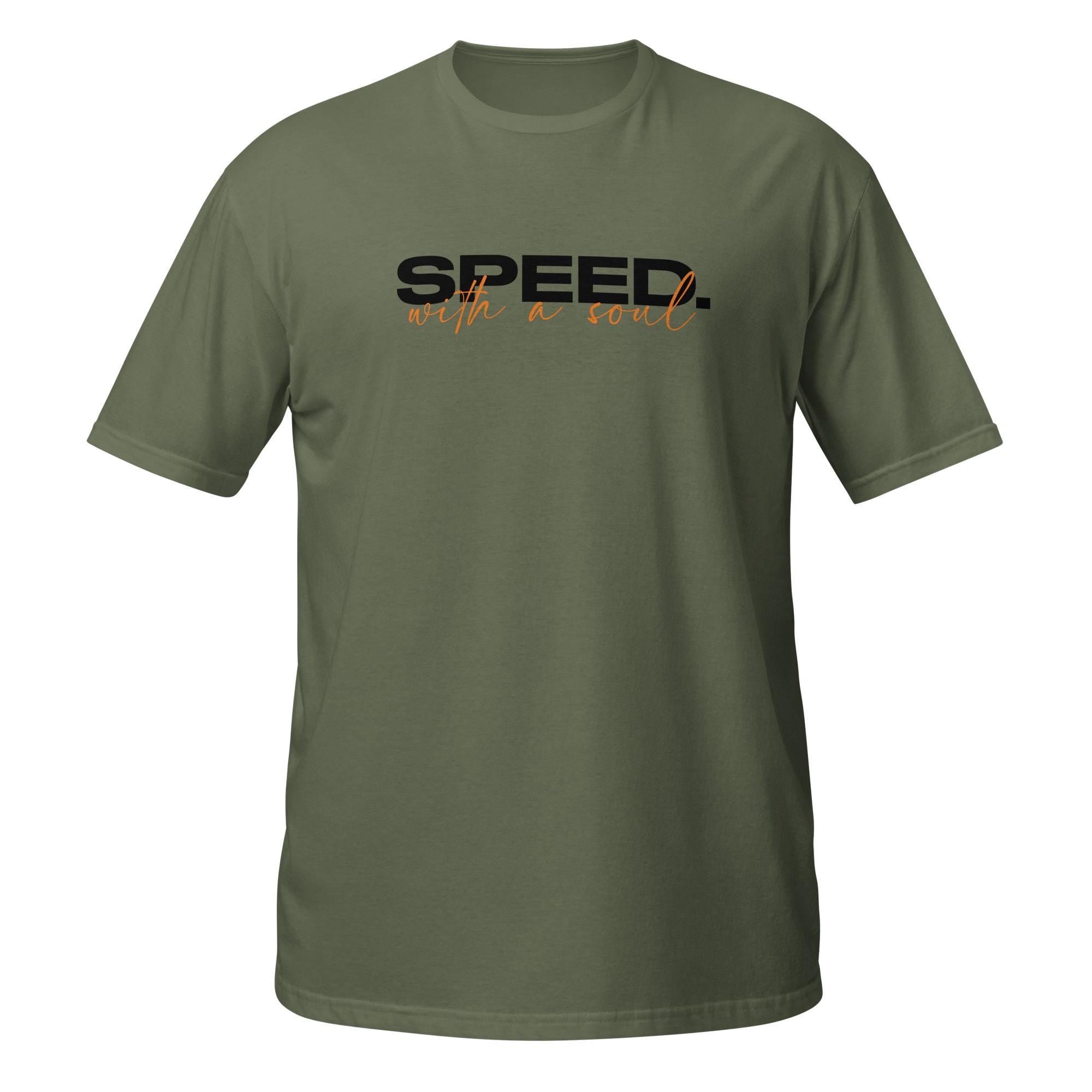 Minimalist Car T-Shirt Men, Speed With A Soul, Petrolhead Apparel, Car Enthusiast Birthday Gift For Boyfriend, MotorCreed Signature