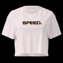 Minimalist Car Crop Top Women, Speed With A Soul Tee, Car Enthusiast Birthday Gift Girlfriend, Petrolhead Streetwear, MotorCreed Signature