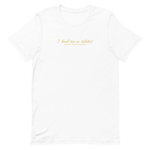 Car Enthusiast T-Shirt Women, Heel-Toe in Stilettos Racing Quote Tee, Petrolhead Gift for Her, Gearhead Car Girl Birthday Gift, MotorCreed