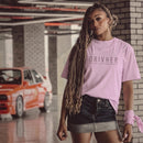 Car Enthusiast T-Shirt Women, DrivHer Minimalist Racing Tee, Petrolhead Gift Girlfriend, Gearhead Car Birthday Gift, MotorCreed Apparel