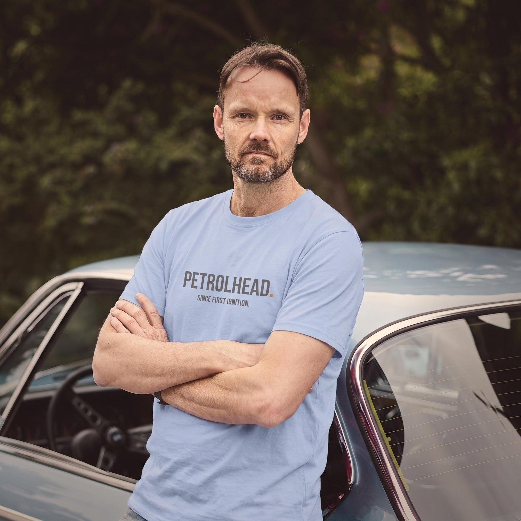 Petrolhead Since First Ignition Shirt, Vintage Motorsport Tee Men, Petrolhead Gift Boyfriend, Car Enthusiast Birthday Present, MotorCreed
