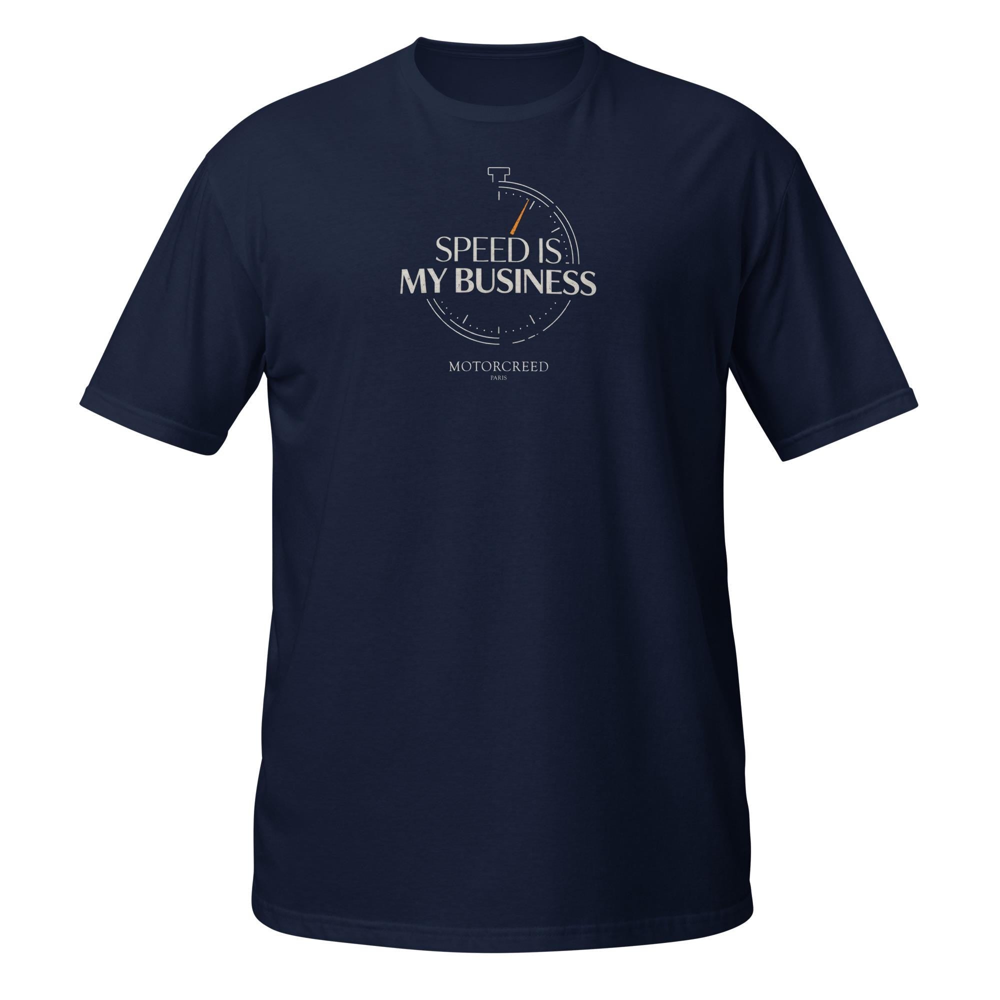 Speed Is My Business Tee Men, Stopwatch Racing Design, Petrolhead Gift Boyfriend, Car Enthusiast Birthday Present, MotorCreed Apparel