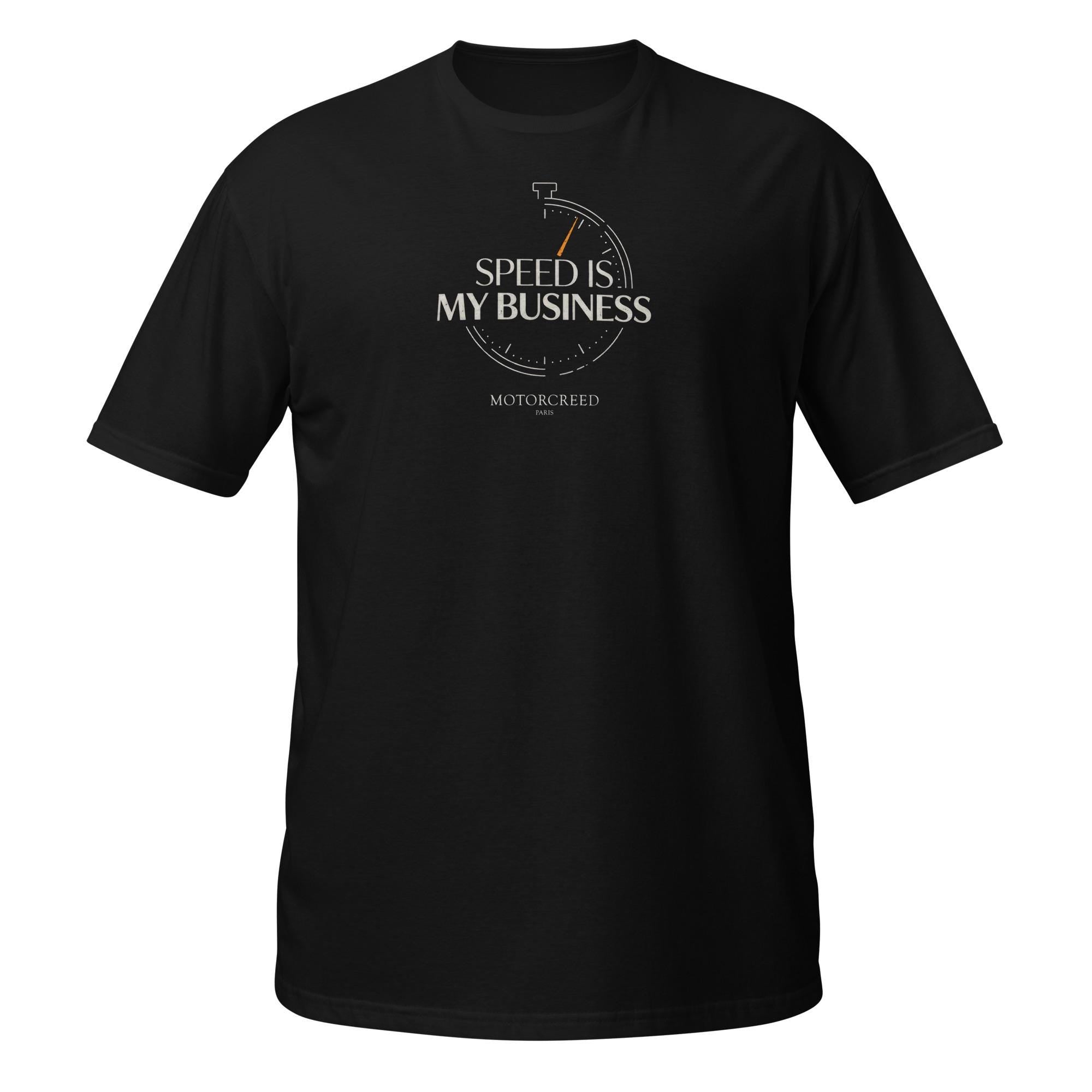 Speed Is My Business Tee Men, Stopwatch Racing Design, Petrolhead Gift Boyfriend, Car Enthusiast Birthday Present, MotorCreed Apparel