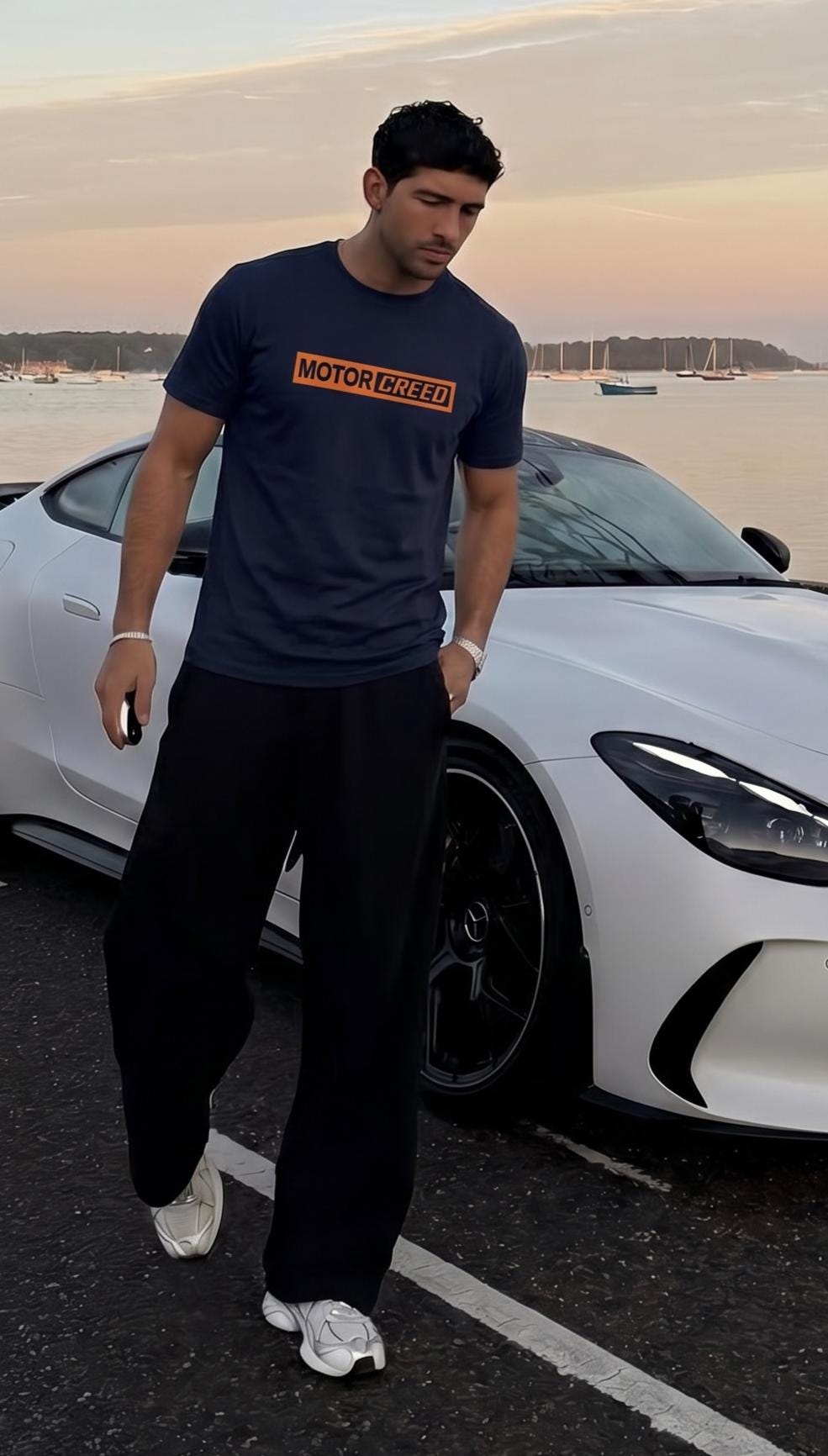 Car Enthusiast T-Shirt Men, Drive With Taste Speed With Hunger, Manifesto Tee, Petrolhead Birthday Gift Boyfriend, MotorCreed Signature