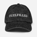 Vintage Washed Cap Men, Fuelfilled Petrolhead Dad Hat Design, Car Enthusiast Gift Boyfriend, Racing Fan Birthday Present, MotorCreed Apparel