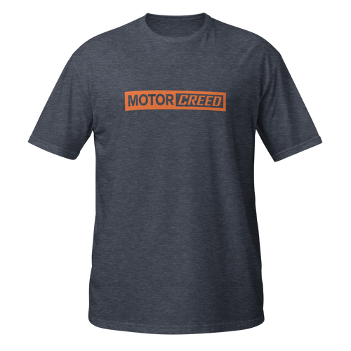 Drive With Taste Manifesto Tee — MotorCreed car enthusiast t-shirt, Heather Navy