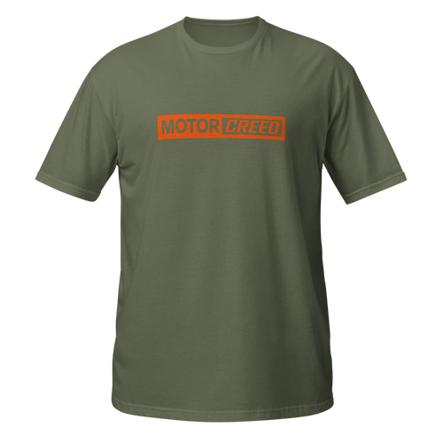 Drive With Taste Manifesto Tee — MotorCreed car enthusiast t-shirt, Military Green