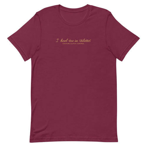 Car Enthusiast T-Shirt Women, Heel-Toe in Stilettos Racing Quote Tee, Petrolhead Gift for Her, Gearhead Car Girl Birthday Gift, MotorCreed