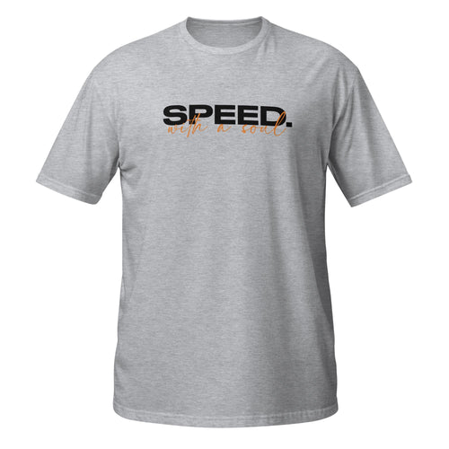 Minimalist Car T-Shirt Men, Speed With A Soul, Petrolhead Apparel, Car Enthusiast Birthday Gift For Boyfriend, MotorCreed Signature