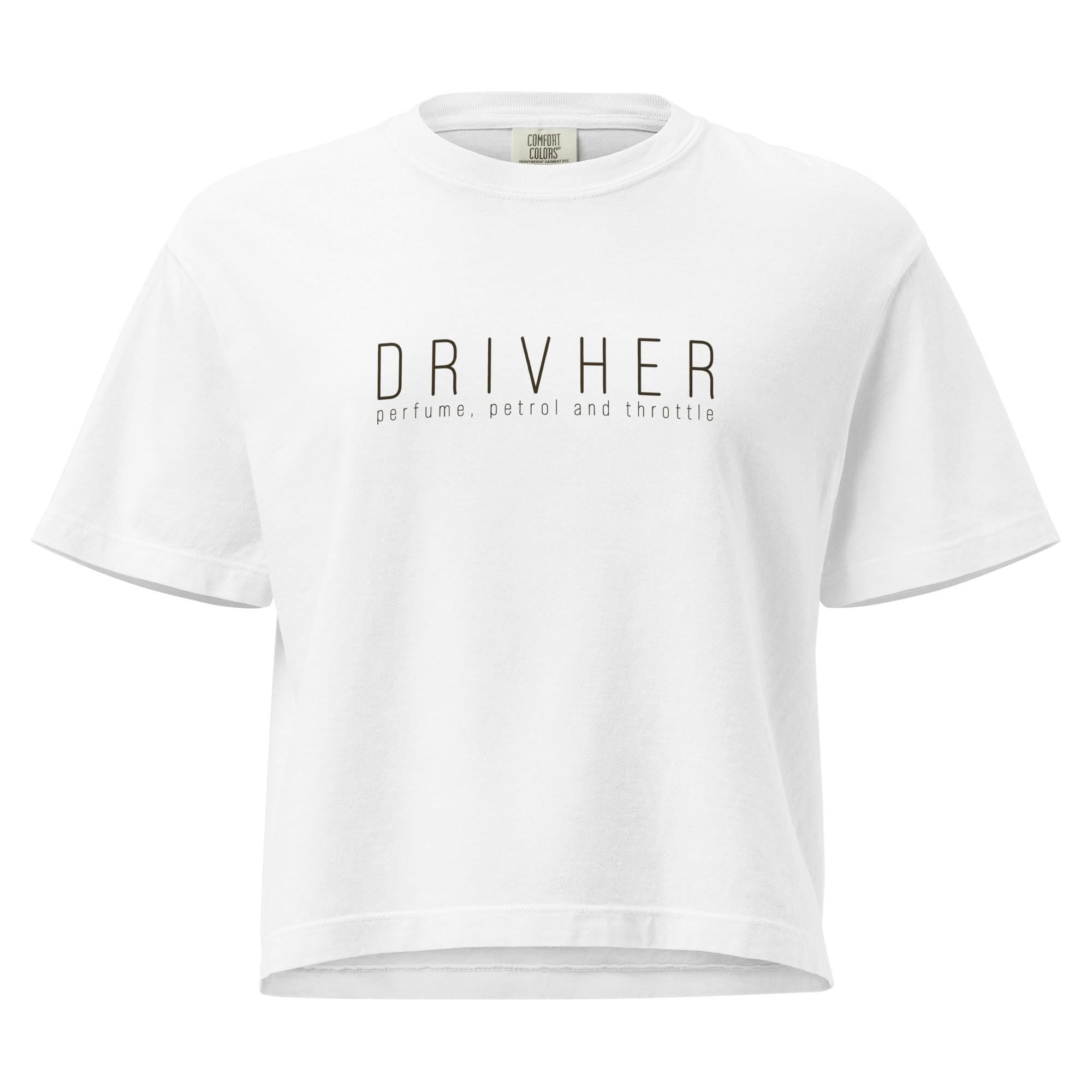 Car Enthusiast T-Shirt Women, DrivHer Minimalist Racing Tee, Petrolhead Gift Girlfriend, Gearhead Car Birthday Gift, MotorCreed Apparel