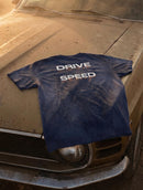 Car Enthusiast T-Shirt Men, Drive With Taste Speed With Hunger, Manifesto Tee, Petrolhead Birthday Gift Boyfriend, MotorCreed Signature