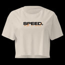 Minimalist Car Crop Top Women, Speed With A Soul Tee, Car Enthusiast Birthday Gift Girlfriend, Petrolhead Streetwear, MotorCreed Signature