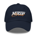 MotorCreed Embroidered Cap — car enthusiast dad hat, Navy