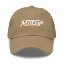 MotorCreed Embroidered Cap — car enthusiast dad hat, Khaki