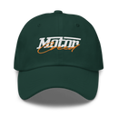MotorCreed Embroidered Cap — car enthusiast dad hat, Spruce