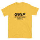 Grip The Fast Way Around T-Shirt Men, Racing Slogan Design, Petrolhead Gift Boyfriend, Car Enthusiast Birthday Present, MotorCreed Apparel