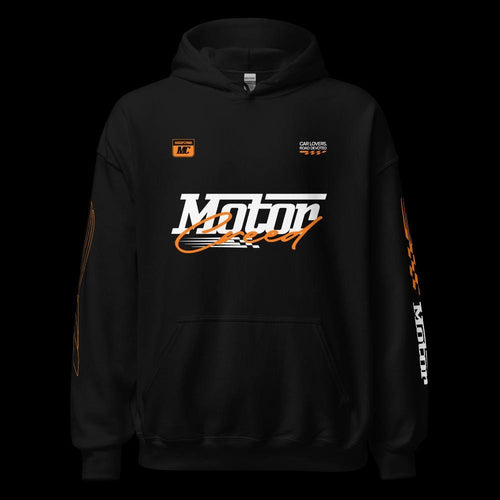 Racing Team Hoodie Men, Car Lovers Road Devoted, MotorCreed Premium Streetwear, Car Enthusiast Gift Boyfriend, Speed With A Soul Pullover