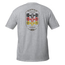 Flat-Six Society Tee — MotorCreed car enthusiast t-shirt, back print, Sport Grey