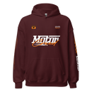 Racing Team Hoodie — MotorCreed car enthusiast hoodie, Maroon
