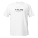 Petrolhead Since First Ignition Tee — MotorCreed car enthusiast t-shirt, White