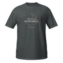 Speed Is My Business Tee — MotorCreed car enthusiast t-shirt, Dark Heather