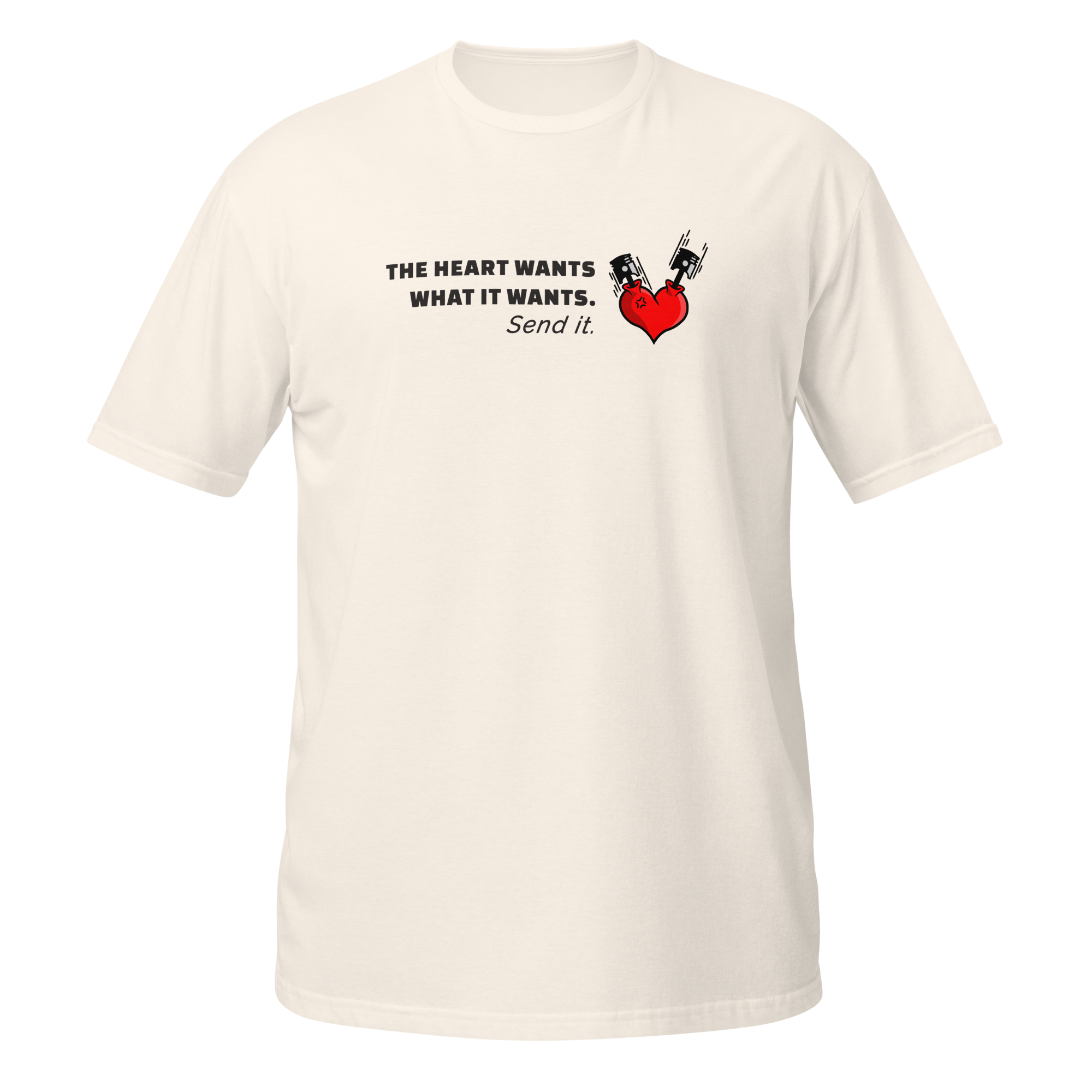 Send It Racing Tee — MotorCreed car enthusiast t-shirt, Natural