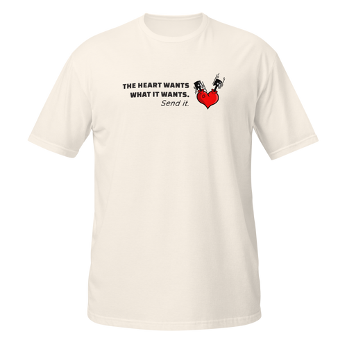 Send It Racing Tee — MotorCreed car enthusiast t-shirt, Natural
