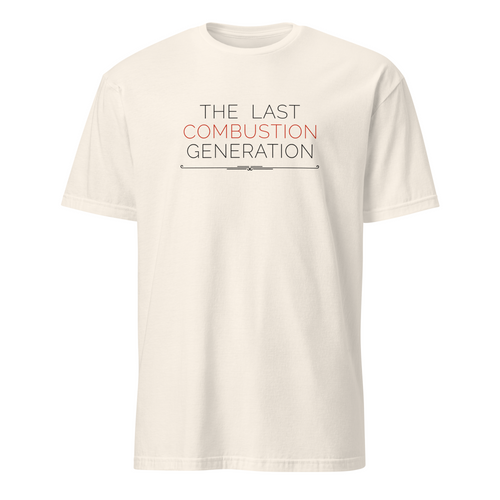 The Last Combustion Generation Tee — MotorCreed car enthusiast t-shirt, Natural