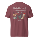 Heels Optional Tee — MotorCreed women's car enthusiast t-shirt, back print, Brick