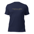 Heel-Toe in Stilettos Tee — MotorCreed women's car enthusiast t-shirt, Navy