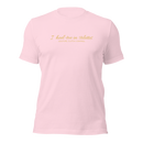 Heel-Toe in Stilettos Tee — MotorCreed women's car enthusiast t-shirt, Soft Pink
