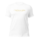 Heel-Toe in Stilettos Tee — MotorCreed women's car enthusiast t-shirt, White